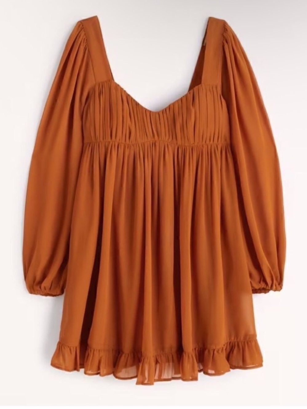 NWOT Abercrombie & Fitch Orange Babydoll Boho
